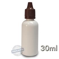 100 Frasco Plástico 30ml Conta Gotas Branco - Ref 14804 100 Frasco Plástico 30ml Conta Gotas Branco - Ref 14804