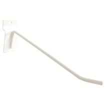 100 Gancho Expositor Para Painel Canaletado 15cm Branco