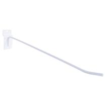 100 Gancho Expositor Para Painel Canaletado25cm Branco