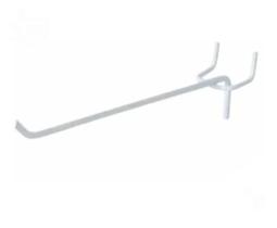 100 Ganchos Expositor P Painel Perfurado E Eucatex 20 cm