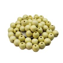 100 Gramas Contas de Madeira 20mm - Aprox. 50 peças - Adereços religiosos terços, japamala, guias, colares