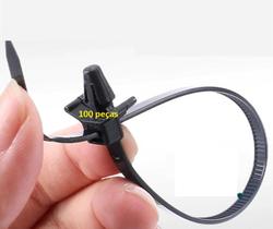 100 Grampos Chicote Abaracadeira Parati Gol Voyage Quadrado