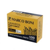 100 Grampos Para Cabelo N7 Marco Boni Profissional Preto 100 Grampos Para Cabelo N7 Marco Boni Profissional Preto