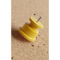 100 Isoladores Roldana 30mm Amarelo Cerca Elétrica