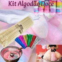 100 kits saco 15x40cm vareta 40cm bambu 100 fecho metalizado