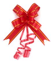 100 Laço Fácil Tamanho 12mm x 23cm Decorativo para Presentes, Cestas e Lembranças Várias Cores