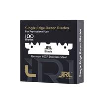 100 Lâminas Gilete Para Navalhete JRL Professional Single Edge Fio Único Aço Alemão 100 Lâminas Gilete Para Navalhete JRL Professional Single Edge Fio Único Aço Alemão