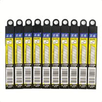 100 Lâminas Profissional Para Estilete Estreito 9mm Envelopamento Adesivos Cortes