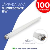 100 Lâmpadas Fluorescente UV-A 15w 100 Lâmpadas Fluorescente UV-A 15w