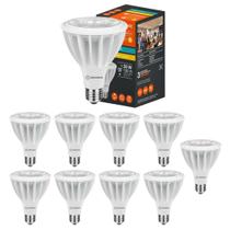 100 Lâmpadas Led Par30 Quente 3000lm E27 28w 3000k Ledvance