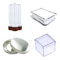 100 Latinha Metal Marmitinha Tubete Caixinha 5X5 Marrom 100 Latinha Metal Marmitinha Tubete Caixinha 5X5 Marrom