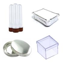 100 Latinha Metal Marmitinha Tubete Caixinha 5X5 Marrom 100 Latinha Metal Marmitinha Tubete Caixinha 5X5 Marrom