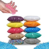 100 Litros Isopor(Pérola)Bolinha Slime Puff Colorido 100 Litros Isopor(Pérola)Bolinha Slime Puff Colorido