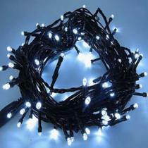 100 Luzes Lampadas Branca Pisca Pisca Em Led Enfeite 10mt 100 Luzes Lampadas Branca Pisca Pisca Em Led Enfeite 10mt