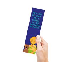 100 Marca página Dia dos Pais, pai de pet, Variações