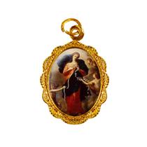 100 Medalhas de Alumínio NSra Desatadora dos Nós