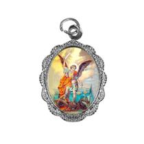 100 Medalhas de Alumínio São Miguel Arcanjo - Mod 1