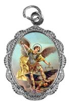 100 Medalhas de São Miguel Arcanjo - Níquel Mod. 2 - SJO Artigos Religiosos