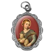 100 Medalhinhas de Santa Inês Níquel 100 Medalhinhas de Santa Inês Níquel