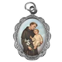 100 Medalhinhas de Santo Antônio - Mod. 01 Níquel