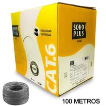 100 Metros De Cabo Rede Cat6 SohoPlus Furukawa 100% Cobre