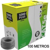 100 Metros de Cabo Rede Lan Utp Cat5e Furukawa SohoPlus U/UTP