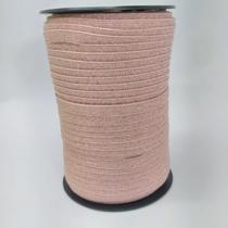 100 metros Elástico Lurex chato Especial 7mm Rosa Romance 3682 100 - encadernação 100 metros Elástico Lurex chato Especial 7mm Rosa Romance 3682 100 - encadernação