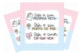 100 Mini Cartão Frases Motivacionais Seja Sua Própria Meta