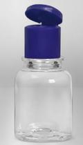 100 Mini Frascos PET 10ml com Tampa Flip Top Azul 100 Mini Frascos PET 10ml com Tampa Flip Top Azul