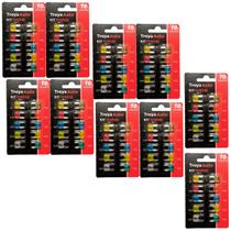 100 Mini Fusível Automotivo Carro Moto 5a 30a