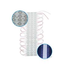 100 Módulos 3 Leds Smd Prova D'água Luminoso 12v Branco Frio