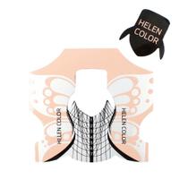 100 moldes borboleta tradicional alongamento unhas de gel