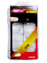 100 Moldes Tips Reutilizável Unha Porcelana Acrigel Modelo F1 100 Moldes Tips Reutilizável Unha Porcelana Acrigel Modelo F1