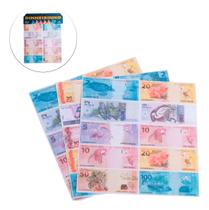 100 Notas Dinheiro Dinheirinho Pequeno Brinquedo Faz Conta