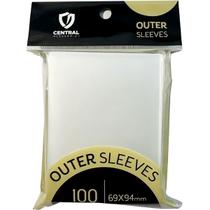 100 Outer Sleeves Protetores Magic Pokemon Kop Transparente Central Shield