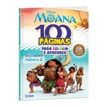 100 páginas para colorir disney: moana 2