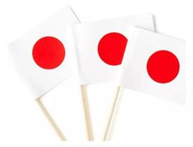 100 Palitos Bandeirinha Japão Comida Japonesa Aperitivos