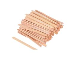 100 Palitos De Sorvete Picolé Para Artesanato Ponta Redonda