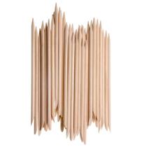 100 Palitos de Unha Manicure Cutícula Pinus Descartável - CS BEAUTY PRO