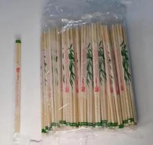100 Par Palitos Hashi Descartável De Bambú Sushi Sashimi