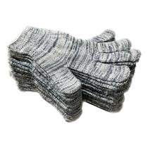 100 Pares De Luvas Mescla Multi Cores Com Pig Preto