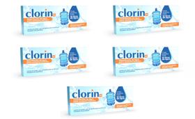 100 Pastilhas Purificadora de Água Potável galão 10 litros Clorin