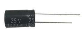 100 PÇS CAPACITOR ELETROLITICO 1000X25V 1000UF X 25V - 105º