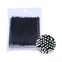 100 PCS CNKESS Escovas Para Cílios Cotonetes Para Micro Cílios Individuais Limpeza De Extensões De