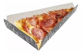 100 Pçs Embalagem Pega Pizza Pedaço Buffet Preto Retro