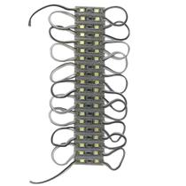 100 pçs Mini Módulo Led 12v Ip67 5050 2-led Frio 6500k 27mm