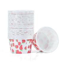 100 *pcs Rolled Edge Roll Cup Oil Paper Cup Paper Cup Paper Cup, Muffin