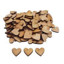100 peças Aplique Coração 2x 2 MDF 3mm cru 100 peças Aplique Coração 2x 2 MDF 3mm cru