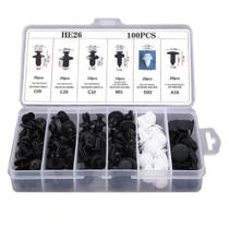 100 Peças De Clipes De Fixação Para Painéis De Carro, Kit De Rebites Para Para-lamas, Para-choques E