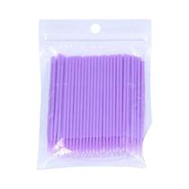 100 Peças De Escova De Limpeza Para Cílios, Micro Cotonetes Para Extensões De Cílios, Ferramentas